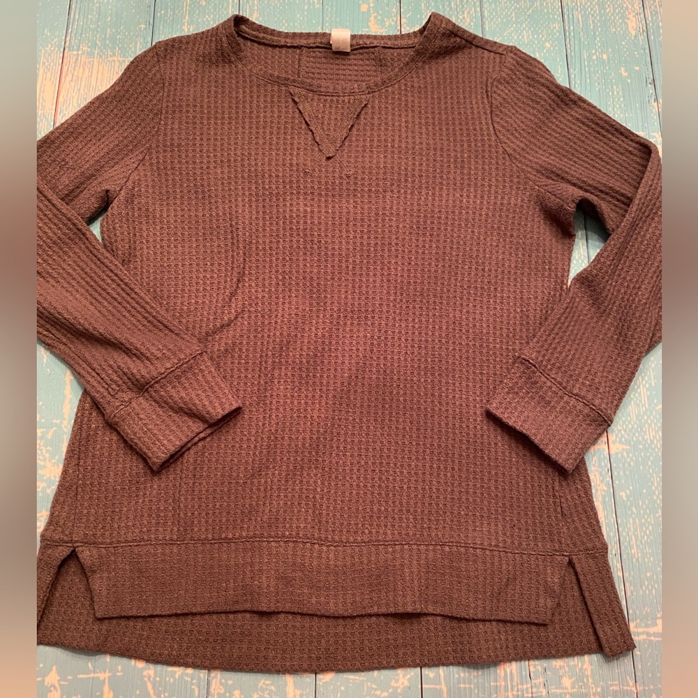 GreenTea Waffle Weave Shirt